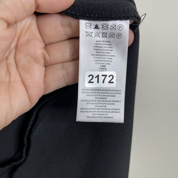 Michael Kors Dress Size 2 Fit Flare Mini Spring Green Colorblock Sleeveless Work - Picture 5 of 8